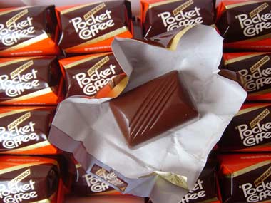 Pocket Coffee, chocolat très fin et 100% arabe, 32 paquets x 5