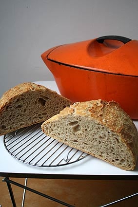 Dutch Oven Sourdough Sweet Potato Crunch Bread - Bread Experience