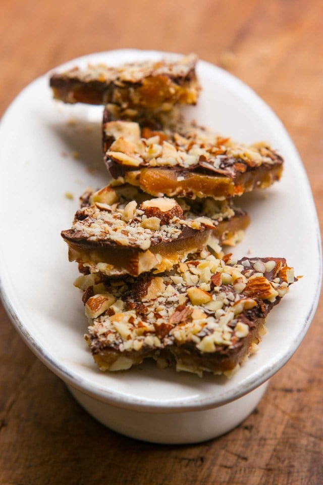 chocolate almond buttercrunch candy recipe