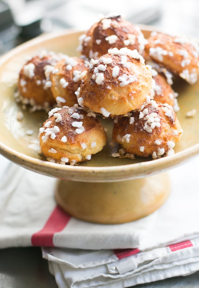 chouquettes - French cream puffs recipe-5