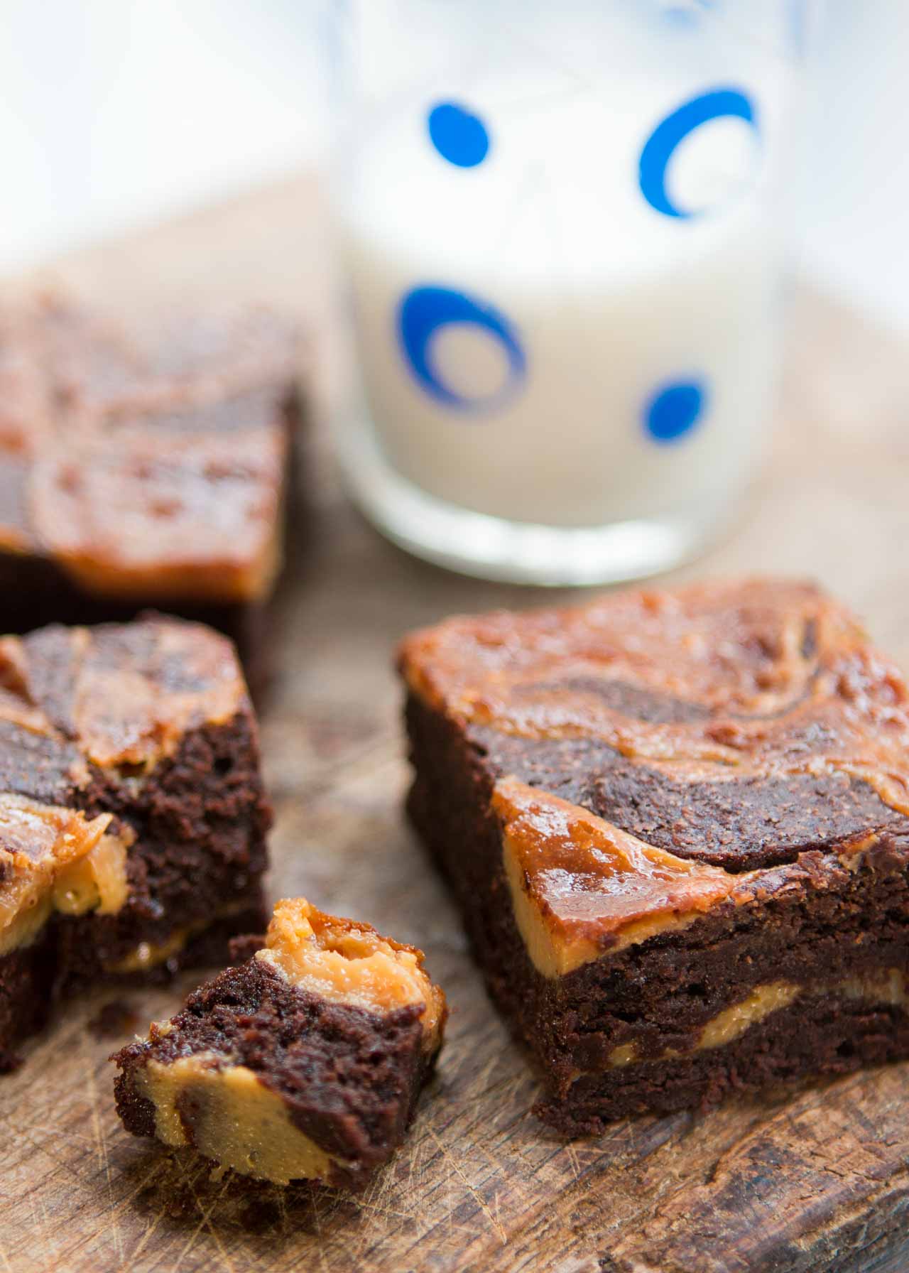 Dulce de Leche Brownies - David Lebovitz