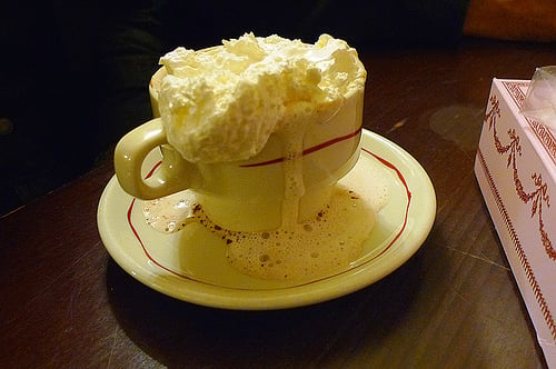 Parisian hot chocolate