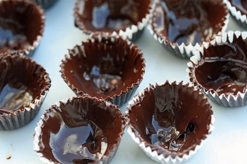 chocolate-covered cups