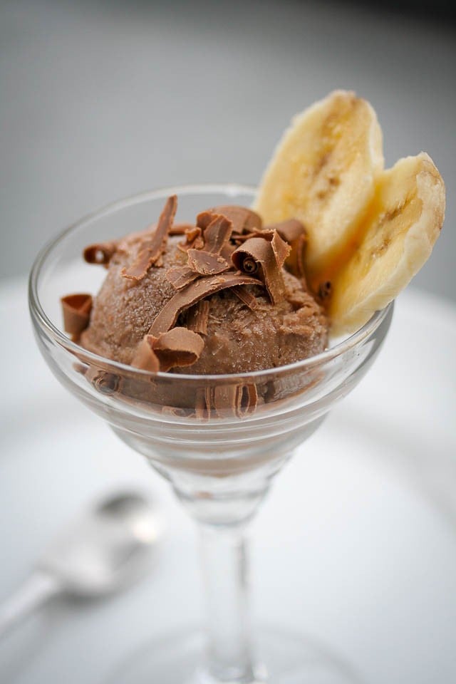 Easy no churn chocolate ice cream