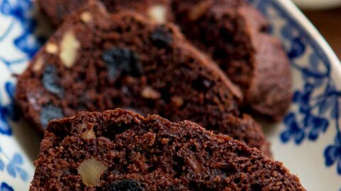 Dark Chocolate-Cherry Fruitcake - David Lebovitz