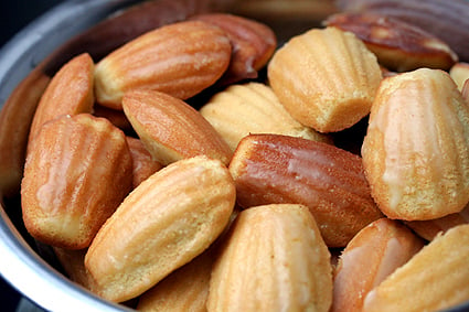 All That's Left Are The Crumbs: Hot Honey Madeleines