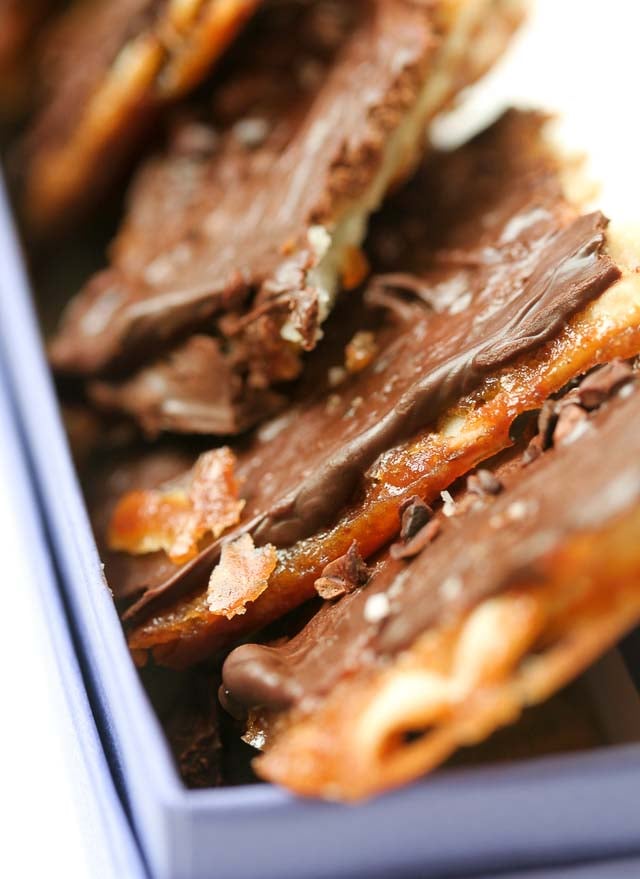 ChocolateCovered Caramelized Matzoh Crunch