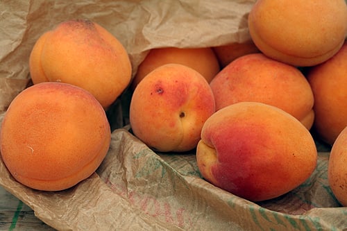 bag of apricots