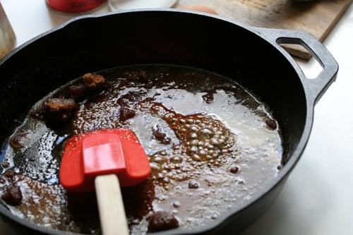 caramel for upside down cake