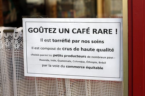 goûtez un café rare