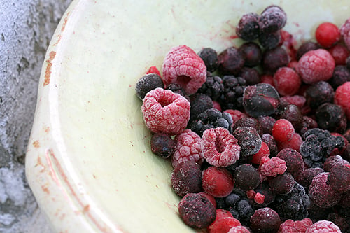 frozen berries