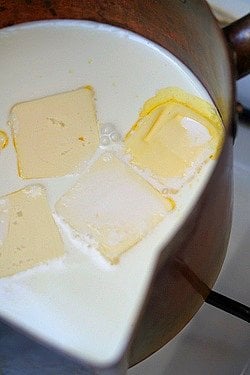 melting butter