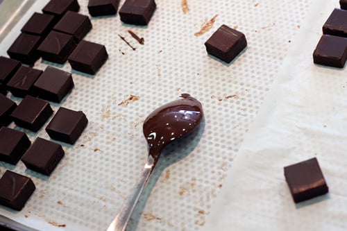 chocolate spoon