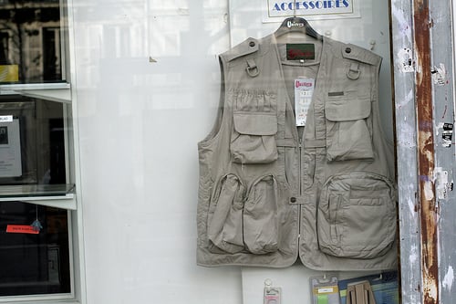 gilet de pêche