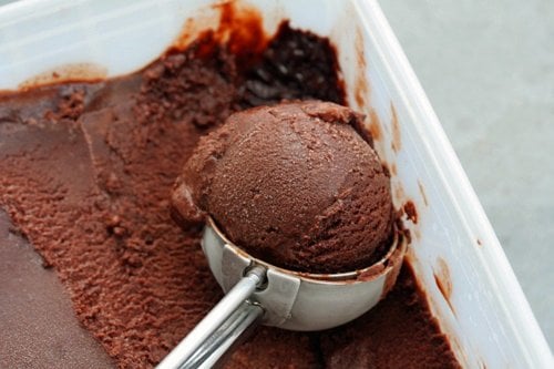 chocolate sherbet