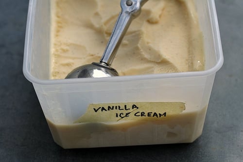 vanilla ice cream