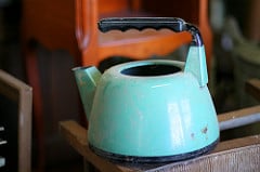 blue teapot