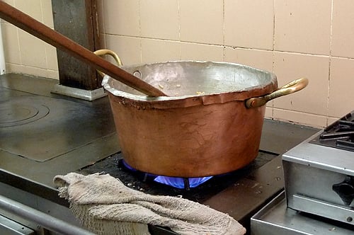 copper pot