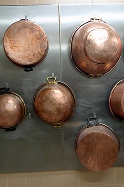 copper pots