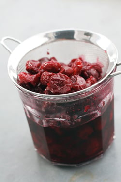 sour cherry compote