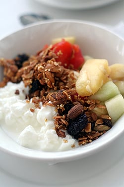 yogurt and granola