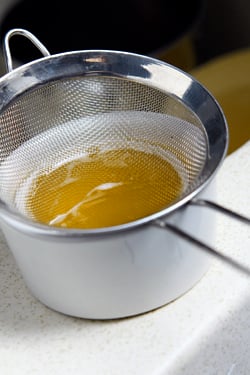 butter & strainer