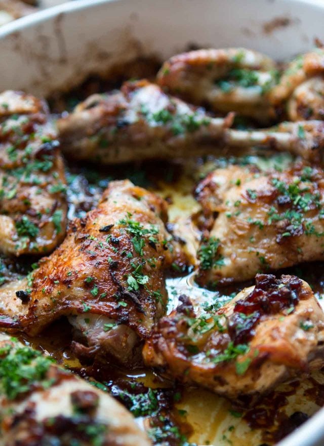 Roast Chicken with Caramelized Shallots - David Lebovitz