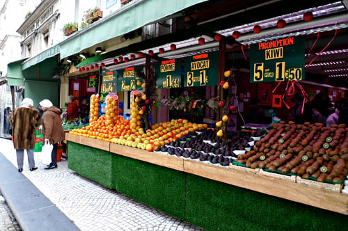 fruit stand