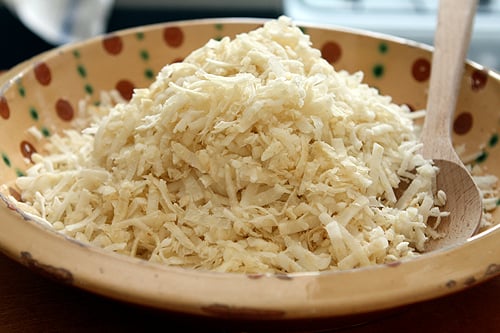 grated celery root