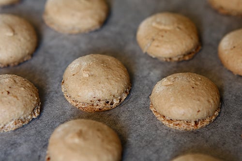 macaron halves