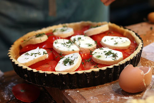 tarte aux tomates