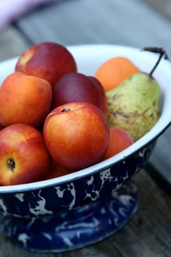 nectarines, pears, apricots