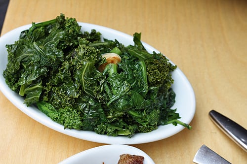 greens at porchetta