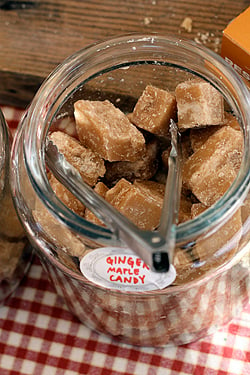 ginger maple candies