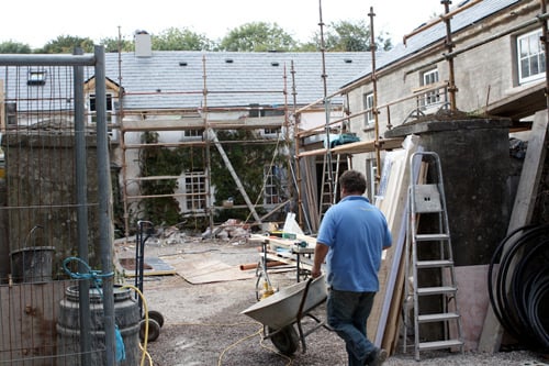 Construction at Ballymaloe