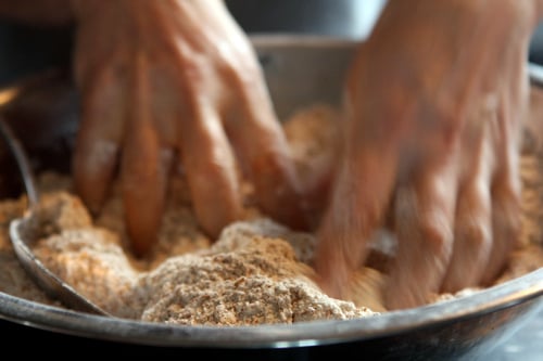 mixing irish soda bread1