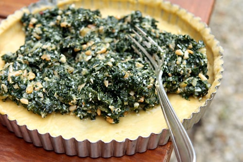 swiss chard tart filling