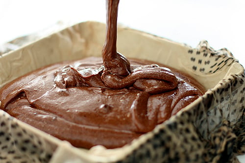 chocolate mousse cake batter
