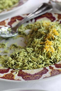 herbed persian rice