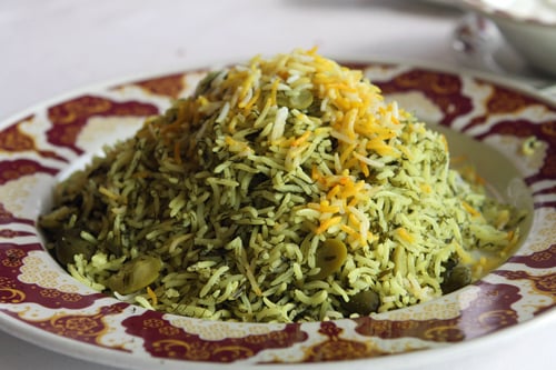 herbed persian rice