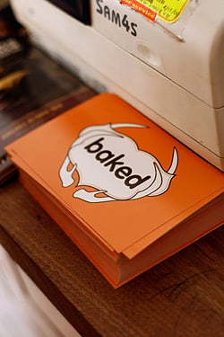 baked postcards