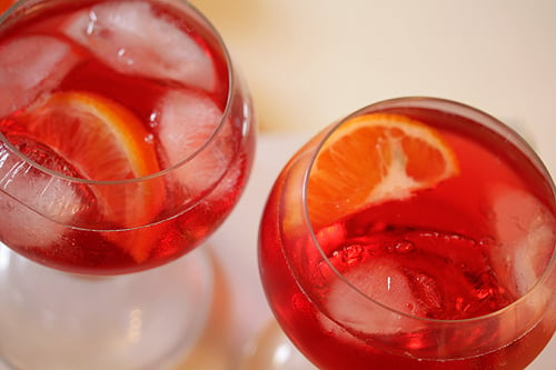 Campari Tonic Cocktail - A Grateful Meal