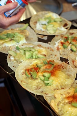 quesadillas