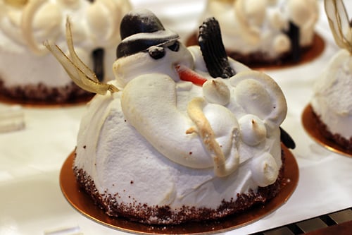 snowman cake