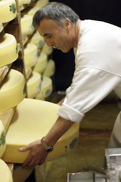 Making Comte Cheese