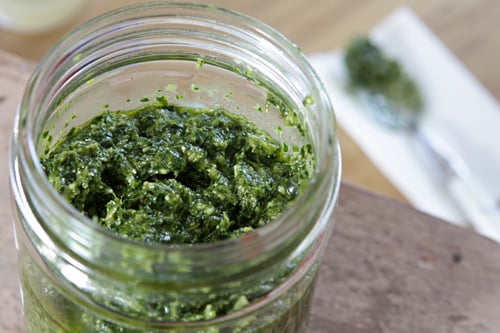 dandelion pesto