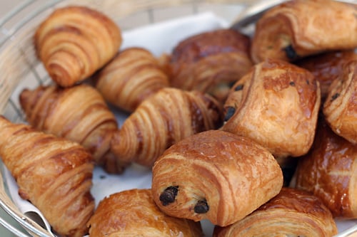 Croissants and Pains au chocolat