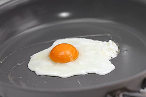 frying egg