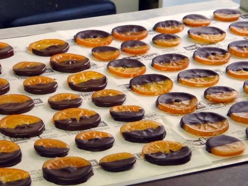 chocolate dipped oranges