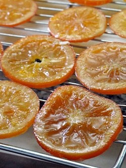 candied oranges